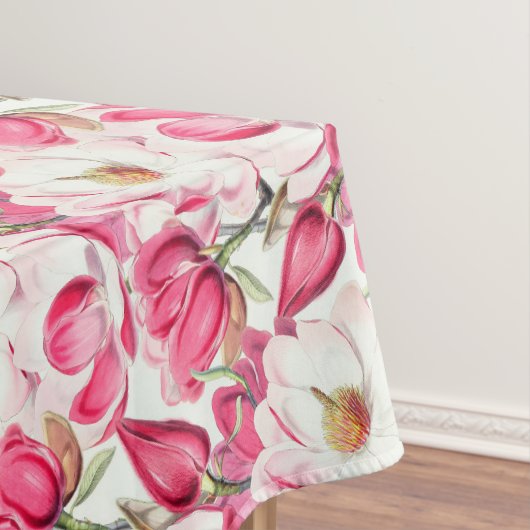 Blume Muster Aquarellfarbe Rosa Tischdecke (Beispiel)