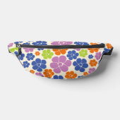 Blume Muster - Blau, orange, Lila, grün Bauchtasche (Ablage )