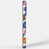 Blume Muster - Blau, orange, Lila, grün Case-Mate iPhone Hülle (Rückseite / Rechts)
