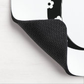 Blume Muster Buchstabe G Mousepad (Ecke)