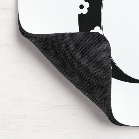 Blume Muster Buchstabe G Mousepad (Ecke)