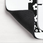 Blume Muster Buchstabe R Mousepad (Ecke)