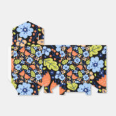Blume Muster bunt leuchtend Geschenkschachtel (Ungefaltet)