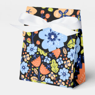 Blume Muster bunt leuchtend   Geschenkschachtel