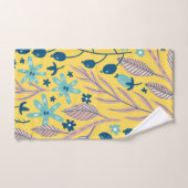 Blume Muster bunt leuchtend schön Handtuch (Handtuch)
