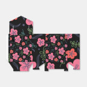 Blume Muster bunt schön Geschenkschachtel (Ungefaltet)