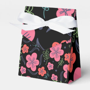 Blume Muster bunt schön Geschenkschachtel