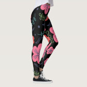 Blume Muster bunt schön Leggings (Rechts)