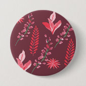 Blume Muster. Button (Vorderseite)