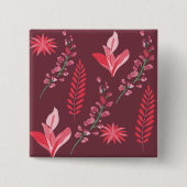 Blume Muster. Button (Vorderseite)