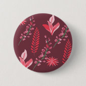 Blume Muster. Button (Vorderseite)