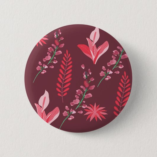 Blume Muster. Button (Vorderseite)