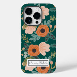 Blume Muster Case-Mate iPhone Fall 14 Pro Hülle
