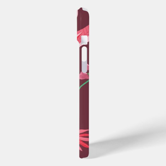 Blume Muster. Case-Mate iPhone Hülle (Rückseite / Links)