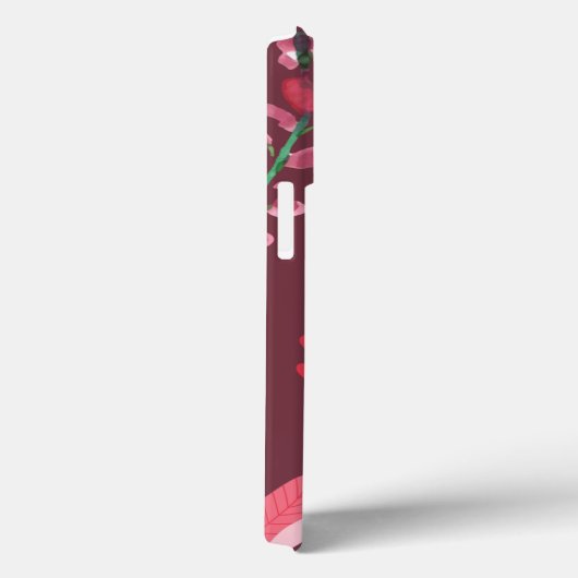 Blume Muster. Case-Mate iPhone Hülle (Rückseite / Rechts)