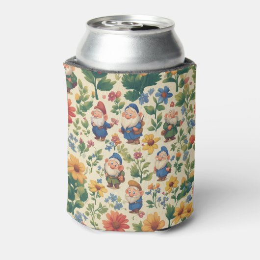 Blume Muster-Design Dosenkühler (Kanne Rückseite)