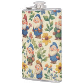 Blume Muster-Design Flachmann (Links)