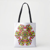 Blume Muster-Design für Tote-Beutel Tasche (Vorderseite)