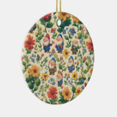 Blume Muster-Design Keramik Ornament (Rechts)
