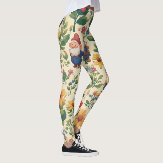 Blume Muster-Design Leggings (Rechts)