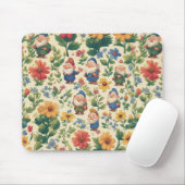 Blume Muster-Design Mousepad (Mit Mouse)