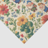 Blume Muster-Design Seidenpapier (Ausschnitt)