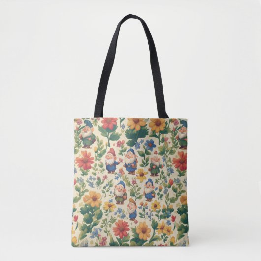 Blume Muster-Design Tasche (Vorderseite)