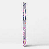 Blume Muster Design Textil Illustration Kunst, Bas Case-Mate iPhone Hülle (Rückseite / Links)