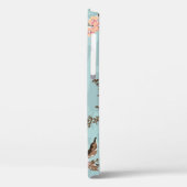 Blume Muster Design Textil Illustration, Rückseite Case-Mate iPhone Hülle (Rückseite / Links)