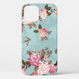 Blume Muster Design Textil Illustration, Rückseite Case-Mate iPhone Hülle