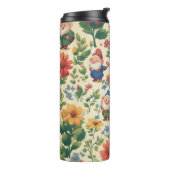 Blume Muster-Design Thermosbecher (Nach links gedreht)