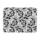 Blume Muster Doodle Magnet (Horizontal)