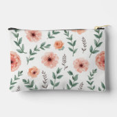 Blume Muster Druckausschnitt Nähtasche Zubehörtasche (Rückseite)