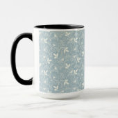Blume Muster Federflur Combo Tasse (Links)