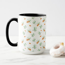 Blume Muster Federflur Combo Tasse