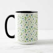 Blume Muster Federflur Combo Tasse (Links)