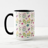 Blume Muster Federflur Combo Tasse (Links)