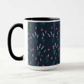 Blume Muster Federflur Combo Tasse (Links)