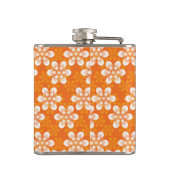 Blume-Muster Flachmann (Rückseite)