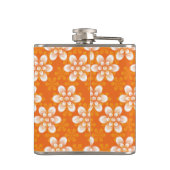 Blume-Muster Flachmann (Rückseite)