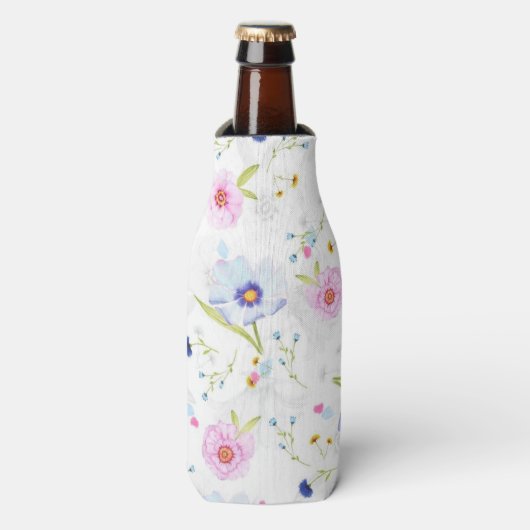 Blume Muster Flasche Cooler Flaschenkühler (Flaschenvorderseite)