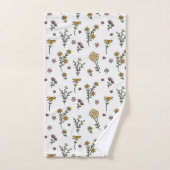 Blume Muster Frühjahrsmuster Badhandtuch Set (Handtuch)