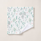 Blume Muster Frühjahrsmuster Badhandtuch Set (Waschlappen)