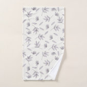 Blume Muster Frühjahrsmuster Badhandtuch Set (Handtuch)