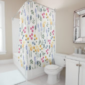 Blume Muster Frühjahrsmuster Duschvorhang (Beispiel)