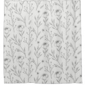 Blume Muster Frühjahrsmuster Duschvorhang (Vorderseite)