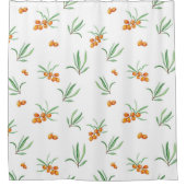 Blume Muster Frühjahrsmuster Duschvorhang (Vorderseite)