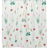 Blume Muster Frühjahrsmuster Duschvorhang (Vorderseite)