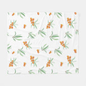 Blume Muster Frühjahrsmuster Fleecedecke (Vorderseite (Horizontal))