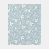 Blume Muster Frühjahrsmuster Fleecedecke (Vorderseite)